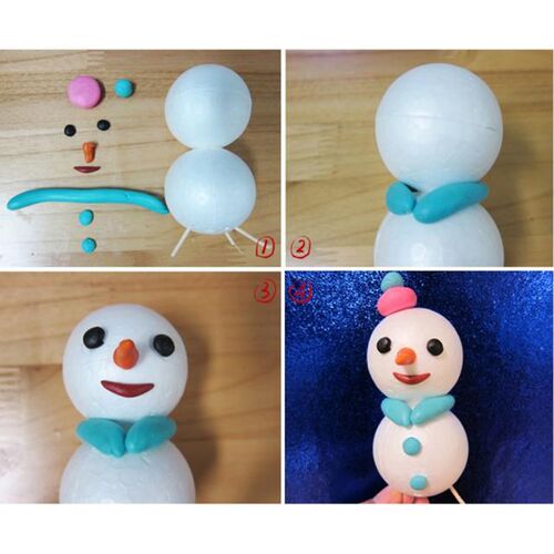 Modelling Polystyrene Styrofoam Foam Ball Spheres Christmas