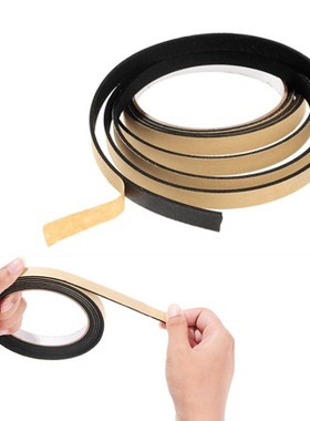 Strong Adhesion Black Sponge Foam Rubber Tape Anti-collision