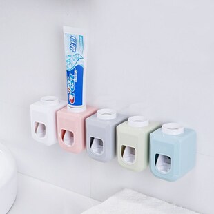 Toothpaste Stickers Automatic Back Holder Suction Toothbrush