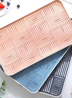 Drain Rack Plastic Dish Drying Rack Draining Tea Tray Tablew