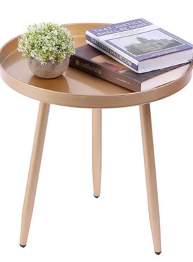 Modern Simple Metal Side End Table Round Coffee Table for Li
