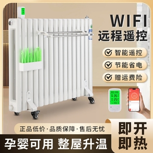 电暖气片家用注水电暖器插电节能循环散热片水暖取暖器可移动水