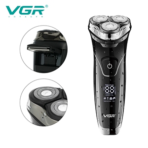 VGR三头浮动剃须刀家用全身水洗