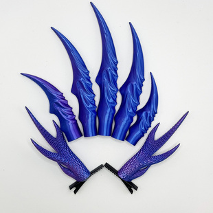 裂空爪道具套装哪吒同款cos儿童款敖闰敖丙龙角头饰发夹表演发卡