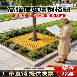 玻璃钢格栅洗车房地格栅光伏走道板网格板树坑篦子鸽舍养殖格栅板