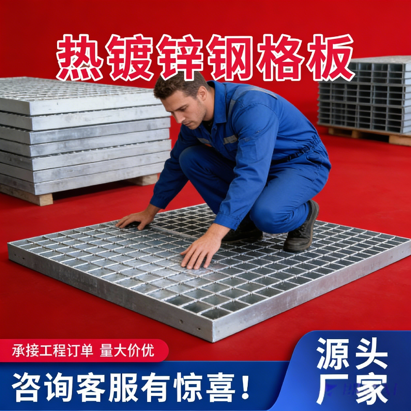 镀锌钢格栅板排水沟盖板平台楼梯踏步板热镀锌网格板不锈钢格板,基础建材,排水沟槽/盖板,淘宝优惠券,粉丝福利购,淘宝优惠卷