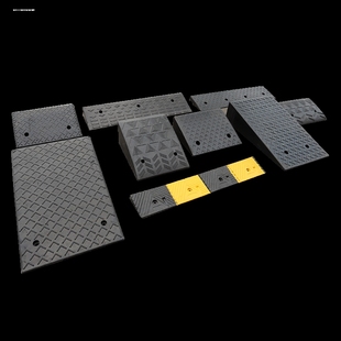 15cm高橡胶台阶垫斜坡垫马路牙子汽车门槛垫路沿坡上坡爬坡三角垫