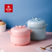 2人4人份陶瓷炖盅汤盅炖罐隔水带盖炖盅燕窝盅蒸蛋盅内胆双耳可提
