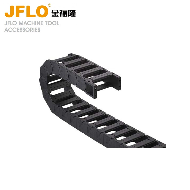 JFLO拖链J35Q.1.S系列桥式两侧可打开塑料坦克链金福隆机床拖链