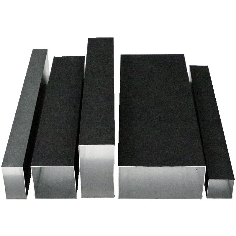 黑色木纹铝方通吊顶方通铝方管铝合金格栅隔断铝合金管铝型材方管