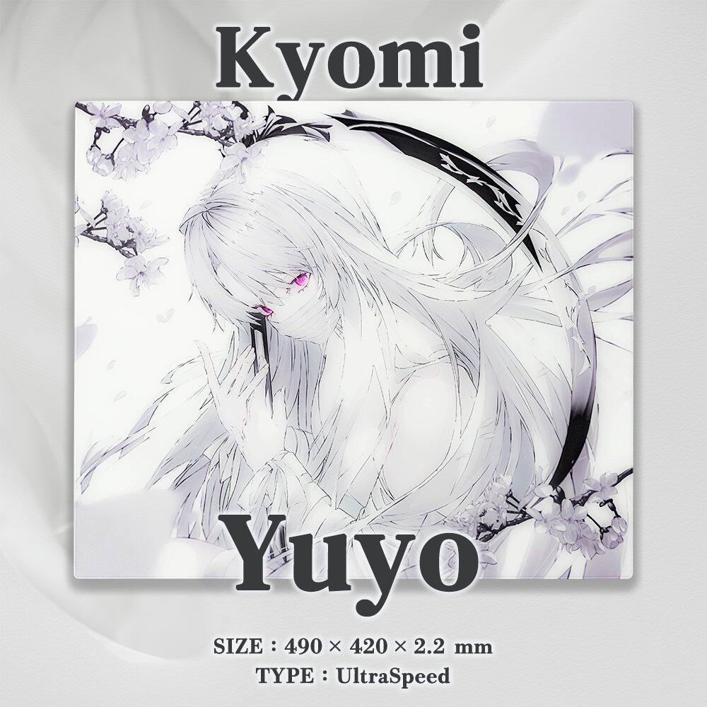 Kyomi yuyo动漫电竞游戏钢化玻璃鼠标垫打瓦FPS专用大号鼠标垫
