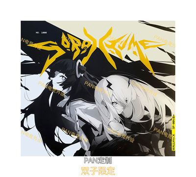 双子限定电竞玻璃鼠标垫wallhack同款复刻sp-004Twinpad SORAYUME