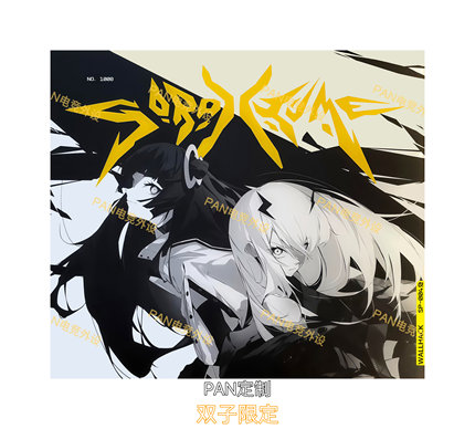 双子限定电竞玻璃鼠标垫wallhack同款复刻sp-004Twinpad SORAYUME