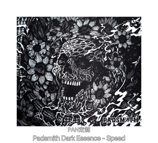 Padsmith Essence Speed同款 复刻骷髅头向日葵玻璃鼠标垫 Dark