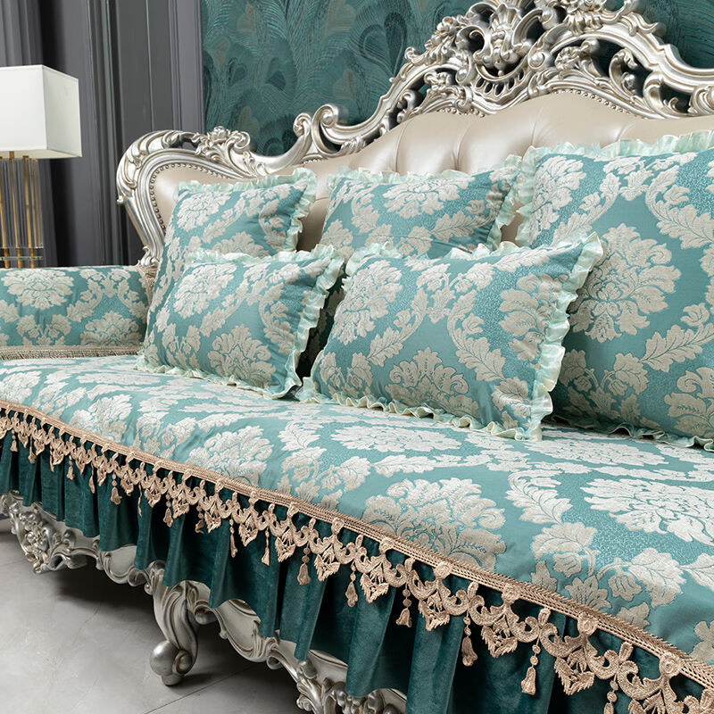 绚嘉欧式沙发垫四季通用高档奢华防滑四季通用真皮沙发耐磨坐垫可