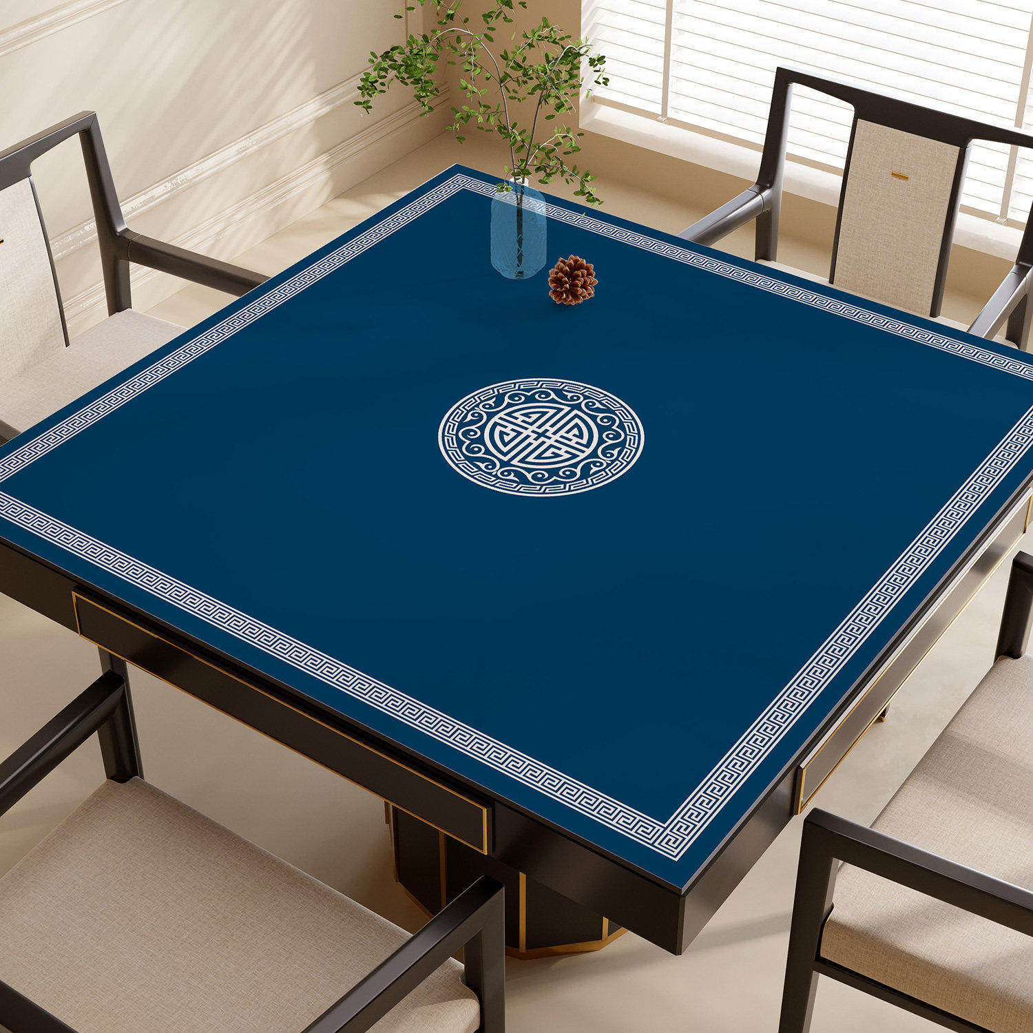 麻将桌桌布加厚消音麻将垫方桌桌垫打牌扑克专用隔音桌布桌面台布