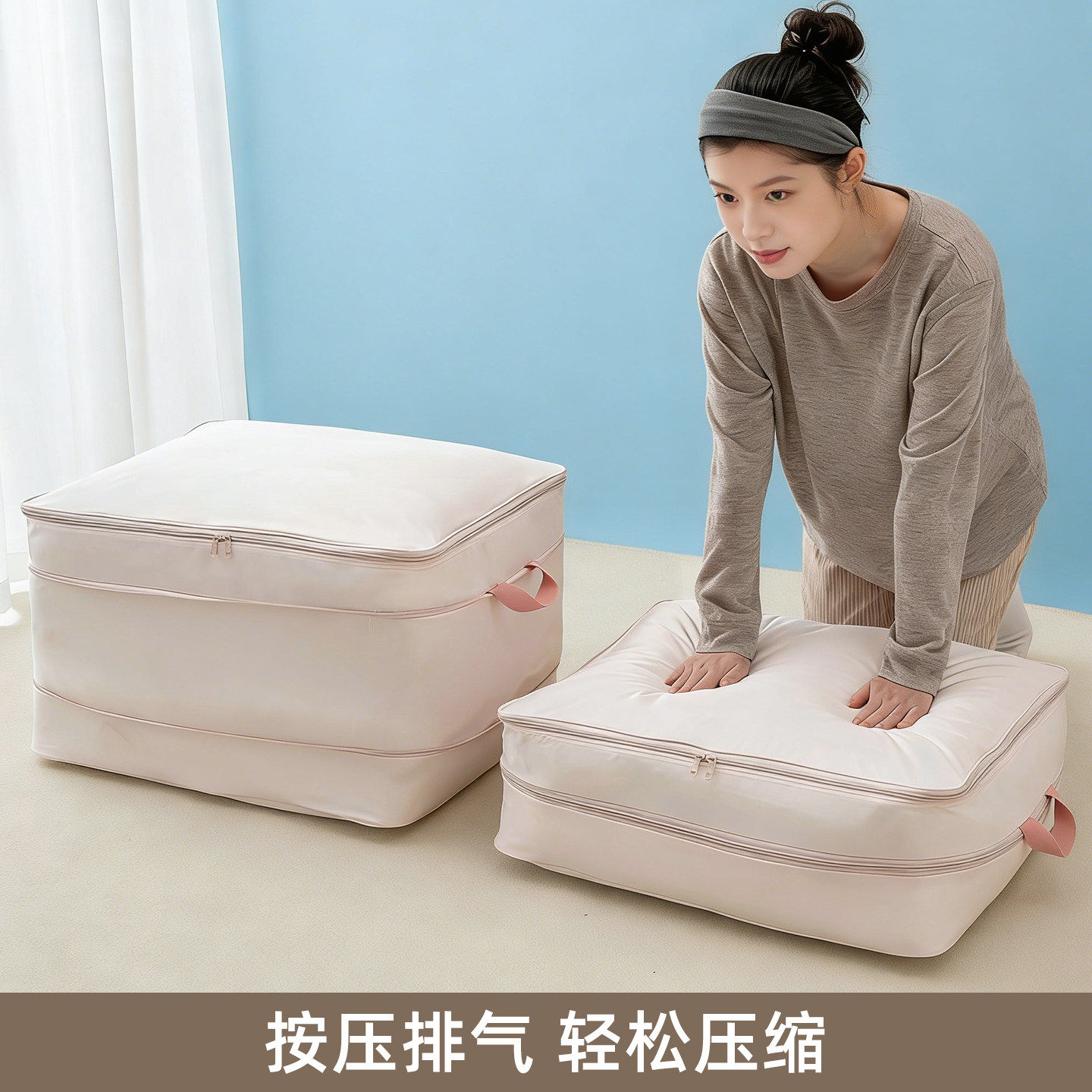 被子收纳袋子整理袋衣物衣服装棉被四件套大容量加厚耐用专用布袋