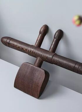 鸡翅木升阳铲刮痧工具 檀木经络按摩棒背部拨筋专用