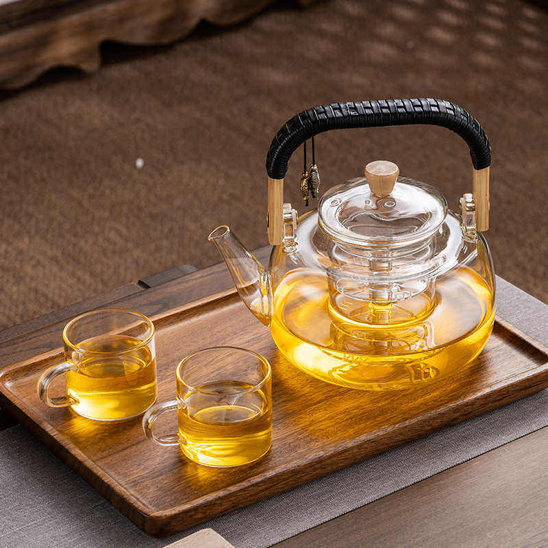 新款全玻璃煮茶壶器蒸煮一体提梁壶养生壶家用烧水泡茶电陶炉套装,餐饮具,煮茶炉,淘宝优惠券,粉丝福利购,淘宝优惠卷