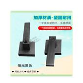 三杆执手锁黑色门锁室内木门卧室房门锁简易门房间门锁通用型球锁