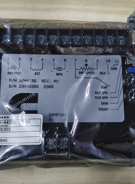 CUMMINS CE30-44196 调速板 全新原装现货议价