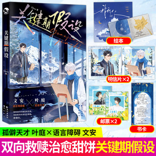 全新正版】关键期假设 Llosa著 孤僻天才温柔黑客叶庭×语言障碍绘本画家文安 青春双向救赎治愈甜饼双男主小说