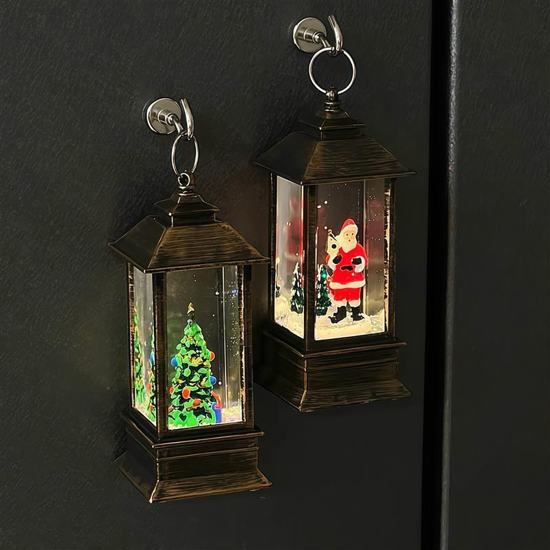 圣诞水晶灯冰箱贴磁吸挂饰小夜灯氛围感装饰家居高颜值发光小礼物