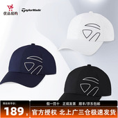 TaylorMade泰勒梅高尔夫球帽男士 可调节golf鸭舌帽有顶运动棒球帽