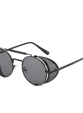 英国Moleubak欧美新款蒸汽朋克眼镜个性挡风墨镜太阳眼镜 复古