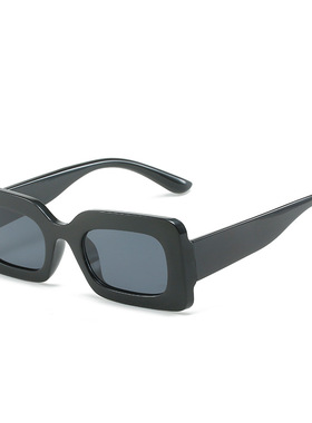 英国moleubak新款方框太阳镜 热款果冻色方框眼镜时尚ins墨镜女