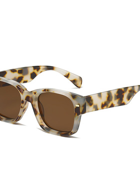 英国moleubak欧美小框个性多边形米钉太阳镜ins果冻色简约复古穿