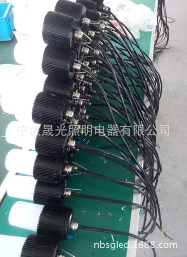 LED行灯12V/24V/36VLED泛光灯强光超亮低压灯防爆带线