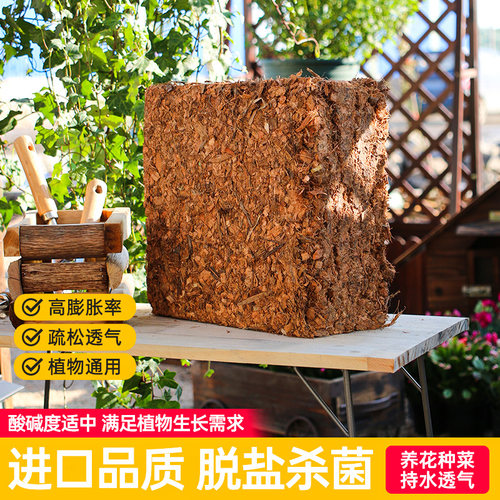 印尼进口大椰壳砖保水透气养根