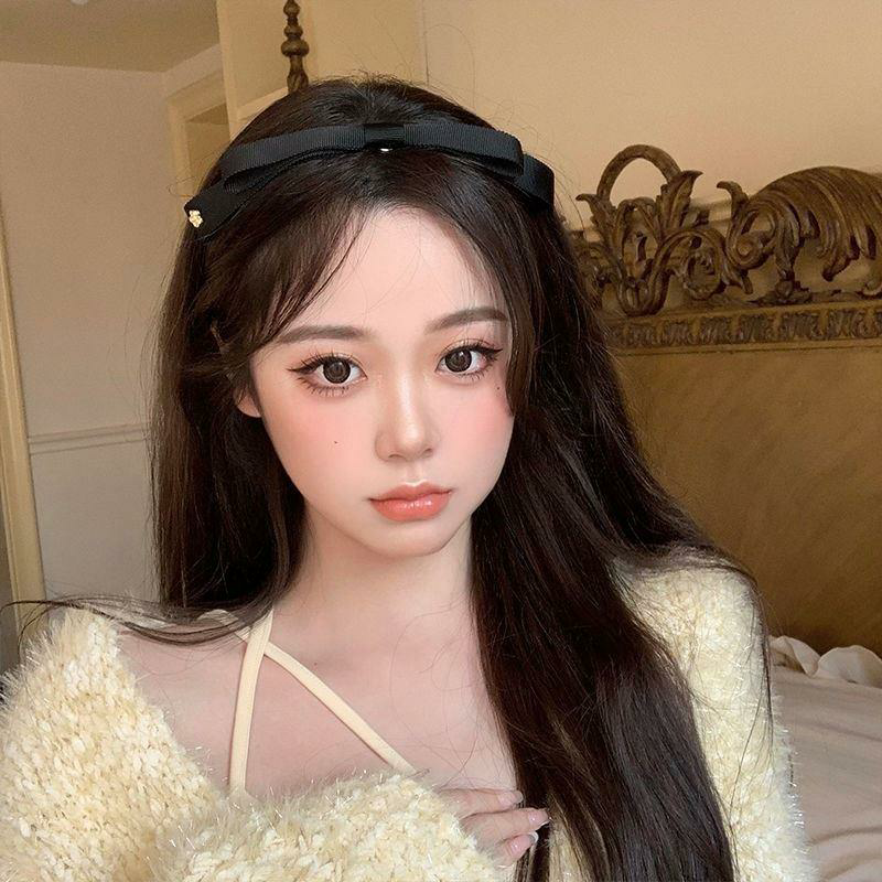 结发箍韩国少女甜美头饰高级发卡简约压发头箍韩国发饰