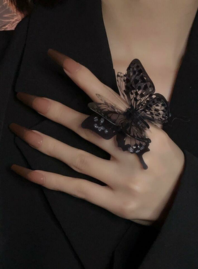 暗黑又纯又欲vintage大蛾子蝴蝶