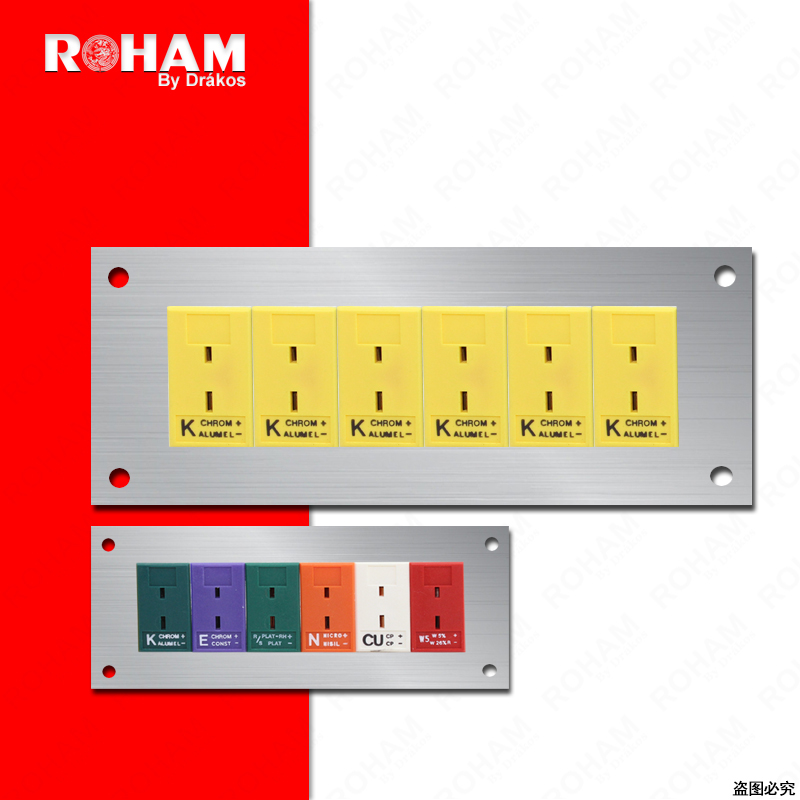 6位12位热电偶面板插座ROHAM