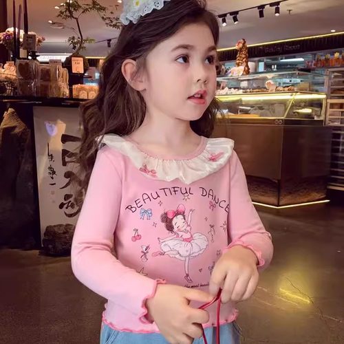 女童德绒上衣春秋款2025新款