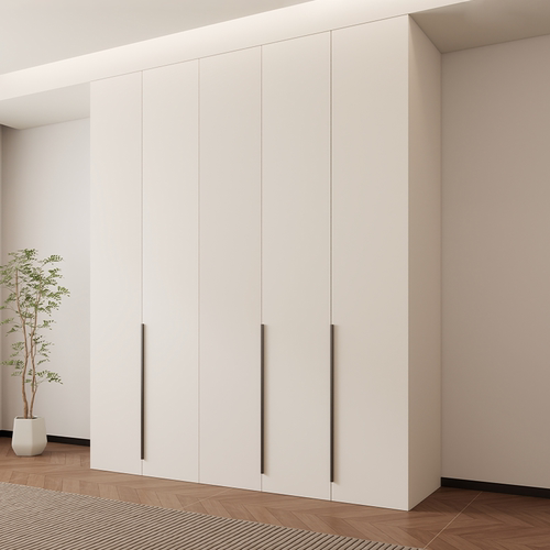 兔宝宝欧松板ENF级衣柜家用卧室一门到顶储物柜子定制衣橱衣帽间