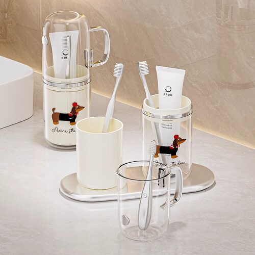 牙刷旅行装洗漱套装漱口杯牙杯牙具洗漱杯牙刷牙膏便携式收纳盒子