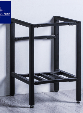 放陶瓷洗手盆的架子加固加高可不靠墙免打孔不锈钢洗脸盆支撑架