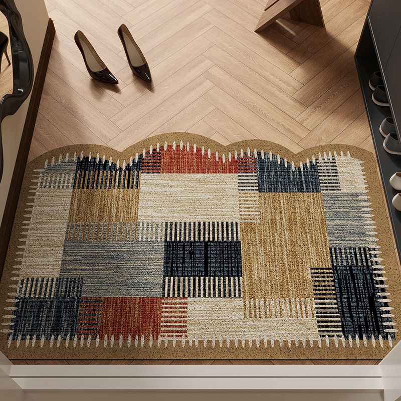 入户门地垫丝圈中古风高级感门口地毯门垫进门复古可裁剪耐脏脚垫,居家布艺,入户地垫,淘宝优惠券,粉丝福利购,淘宝优惠卷