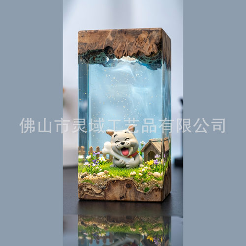 新款猫和老鼠spike小狗骨头环氧