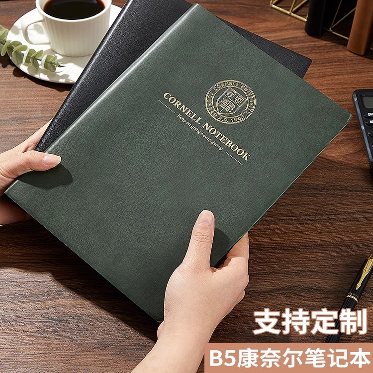 简约思维导图本大学生考研复习增强记忆法康奈尔笔记本B5网格横线本子多功能分区本子高效学习随堂记录本课堂