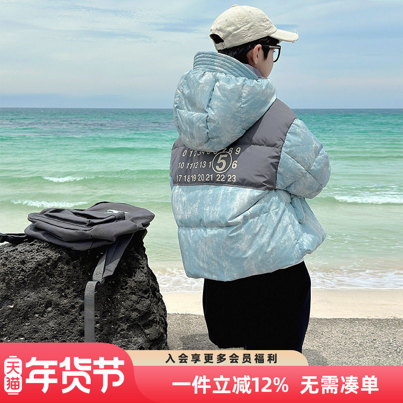 男童冬装羽绒服2025新款儿童冬季短款帅气外套男孩冬款加厚面包服,童装/婴儿装/亲子装,羽绒服,淘宝优惠券,粉丝福利购,淘宝优惠卷