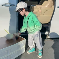 Tide, детская весенняя осенняя толстовка с капюшоном для мальчиков, кепка, лонгслив, коллекция 2023