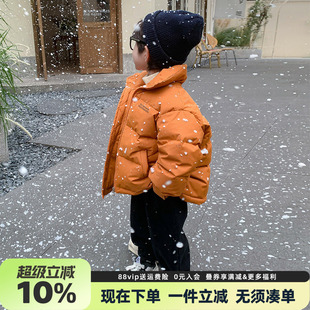 男童羽绒服冬季2026新款儿童男孩冬装面包服外套洋气韩版上衣