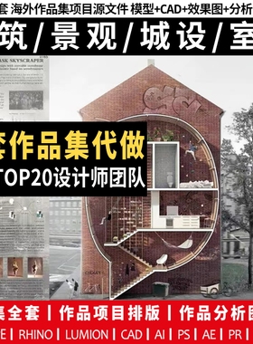 环艺术建筑景观城市规划交互辅导设计室内竞赛海外出国作品集制作