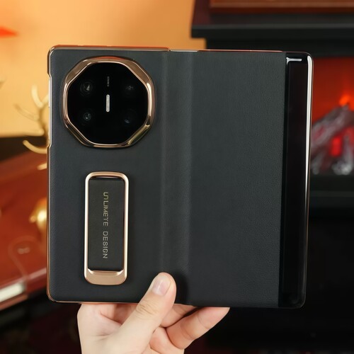 适用于华为matex6秒变XT手机壳双中轴全包x5折叠屏超薄磁吸铰链x6典藏版保护套matex5新款x3防摔腕带支架皮套