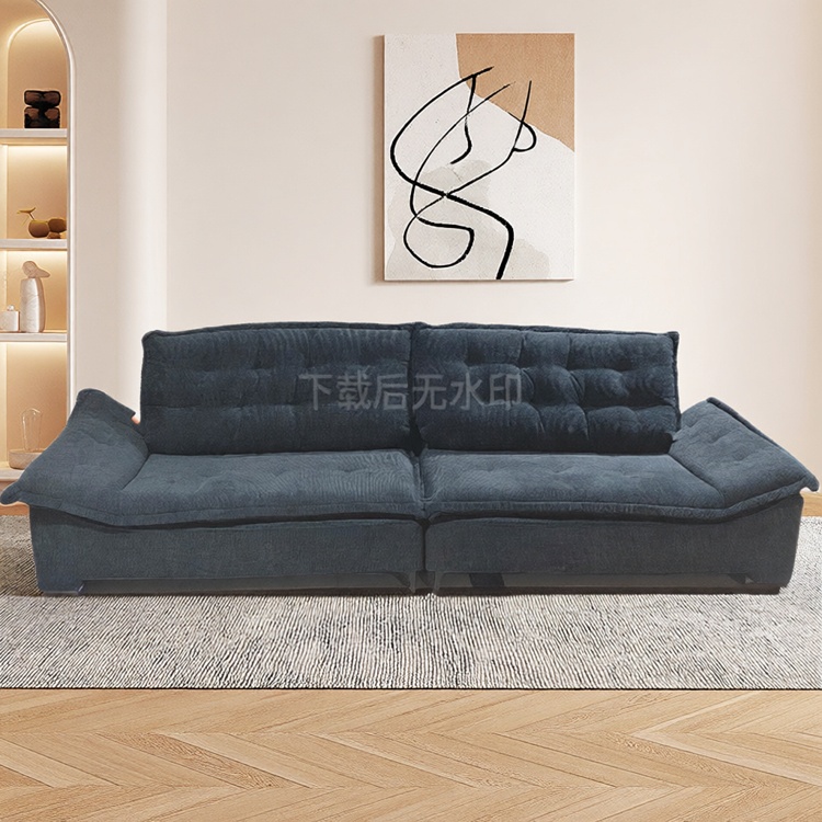 全拆洗沙发组合三人位棉麻沙发