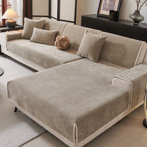 四季通用沙发垫三座一贵妃高级感坐垫防滑防猫抓简约现代沙发套罩